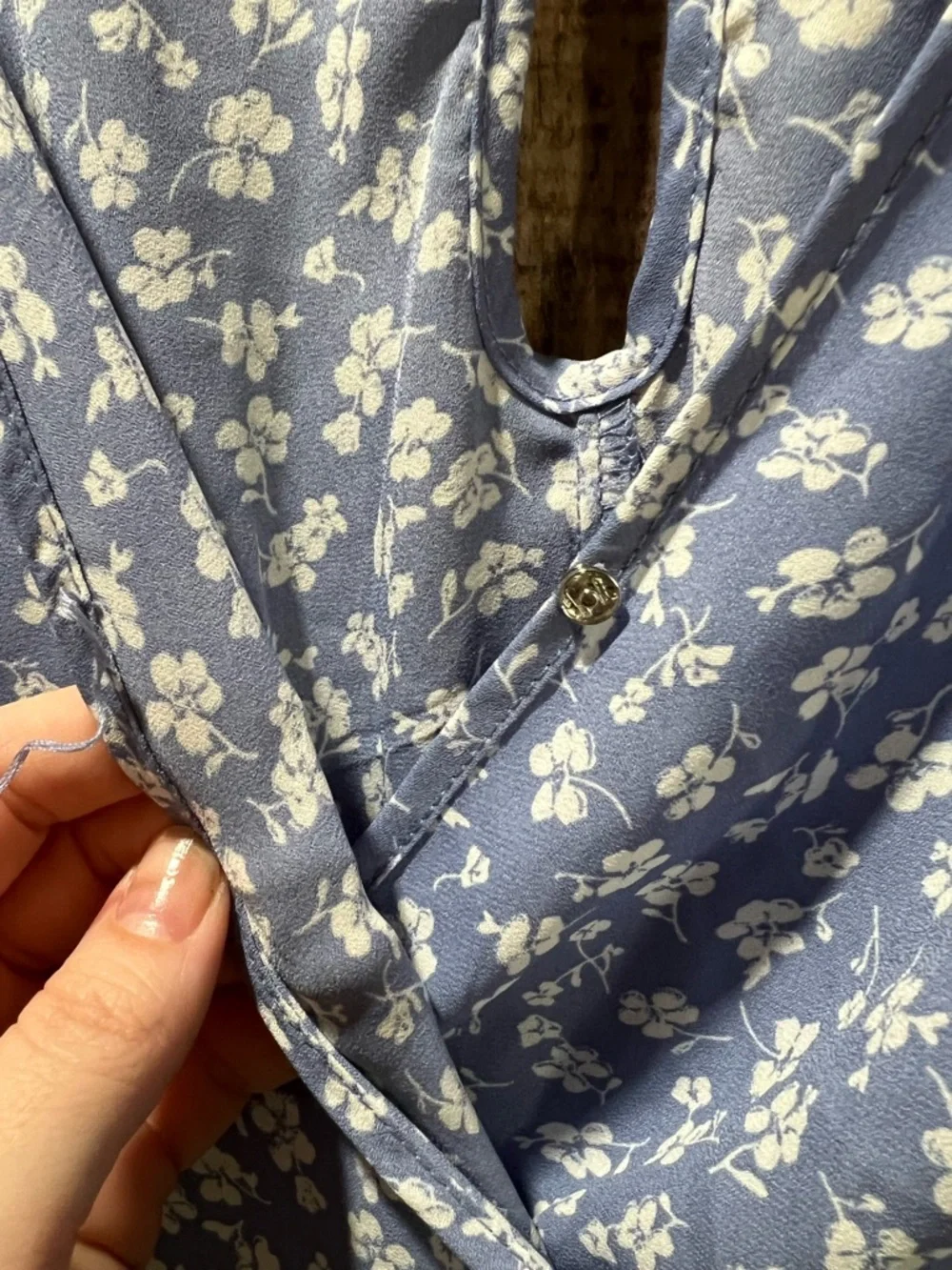 Sienna Sky periwinkle, Floral Midi Dress - Picture 4 of 5